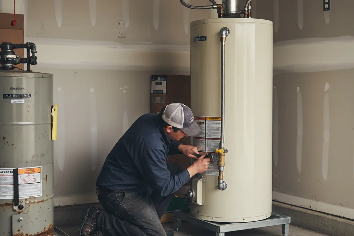 Water heater and shutoff valve replacement in Carmel By The Sea