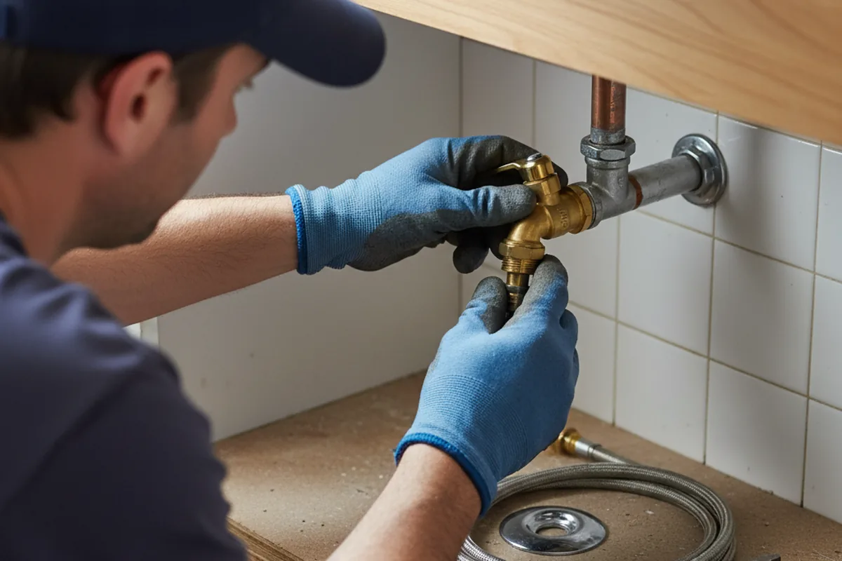 Shutoff valve and fitting work during Faucet and Fixture Repair in Carmel By The Sea
